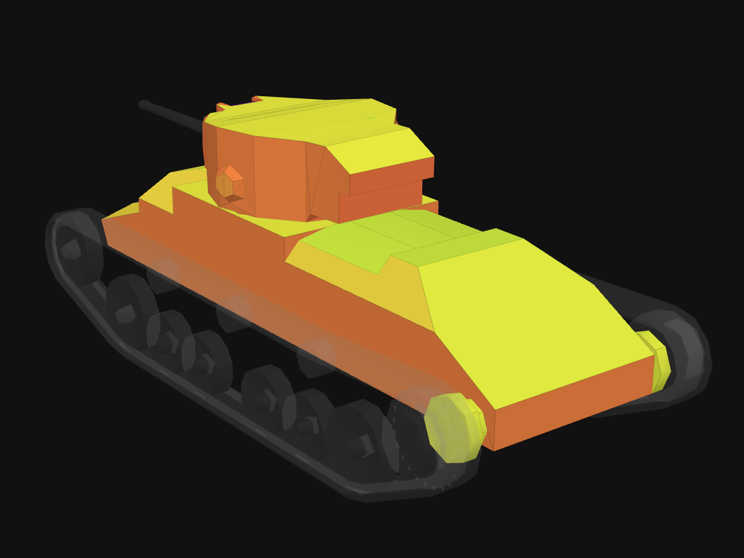 Rear armor of Valentine Mk. IX in World of Tanks: Blitz