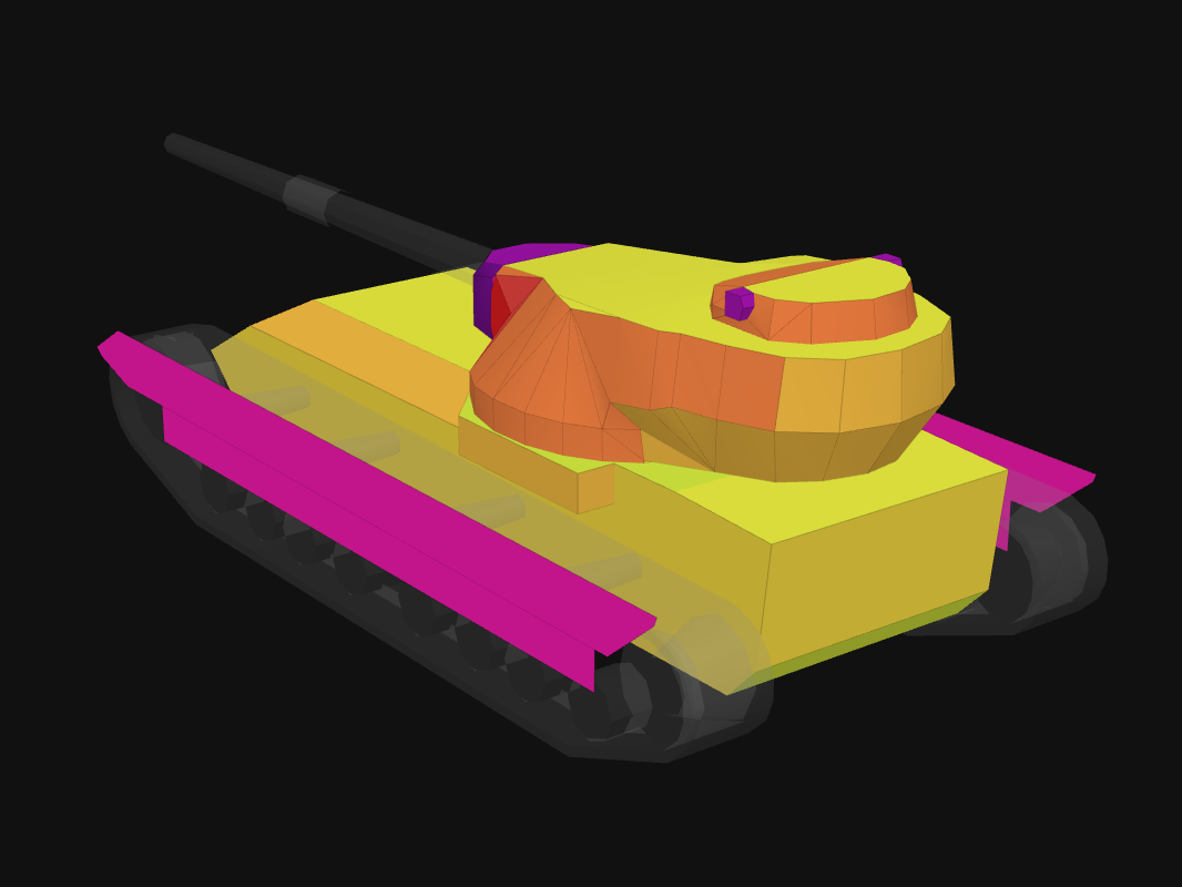 Броня кормы FV215b в World of Tanks: Blitz