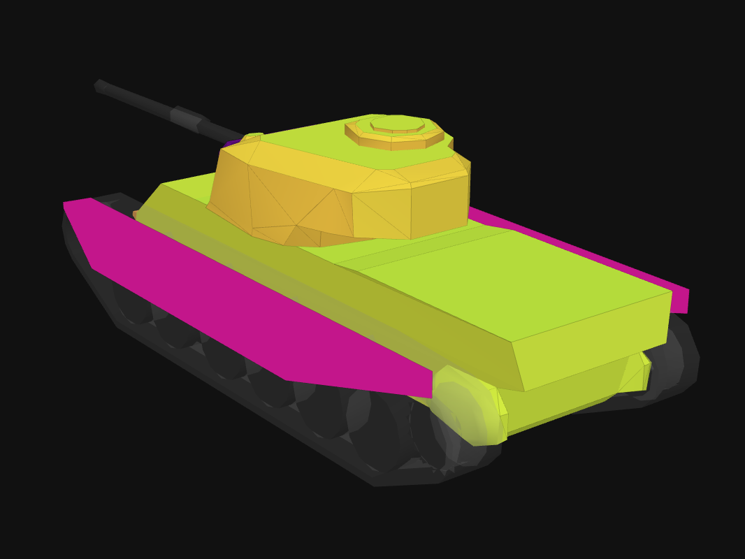 Rear armor of Centurion 7/1 in World of Tanks: Blitz