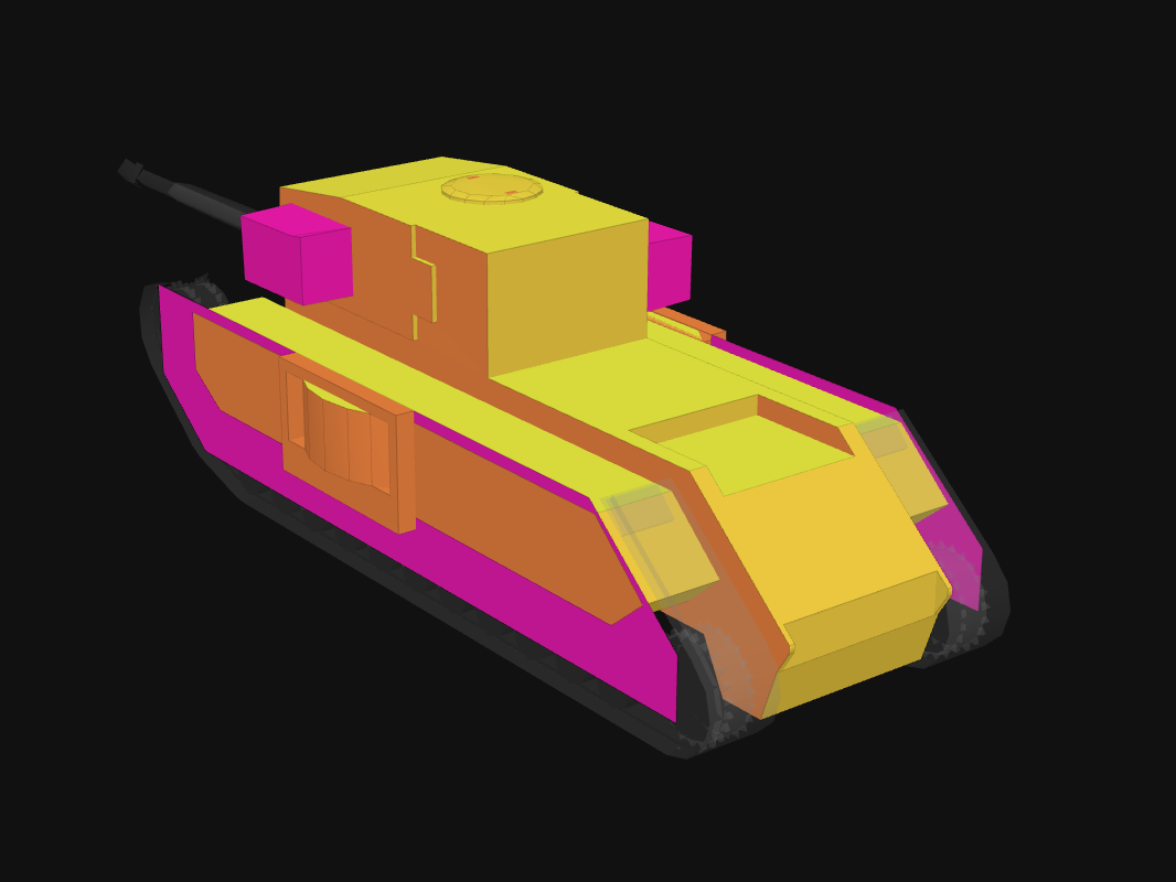 Rear armor of Dreadnought in World of Tanks: Blitz