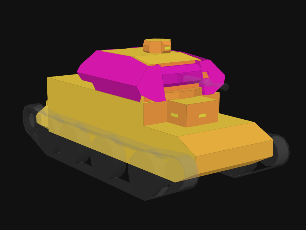 Лобовая броня Cruiser III в World of Tanks: Blitz