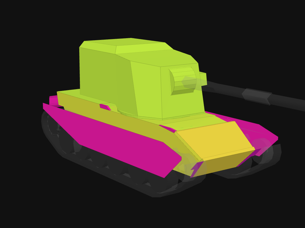 Front armor of FV4005 in World of Tanks: Blitz