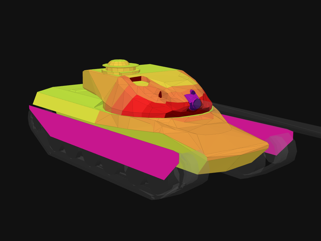 Лобовая броня Chieftain Mk. 6 в World of Tanks: Blitz