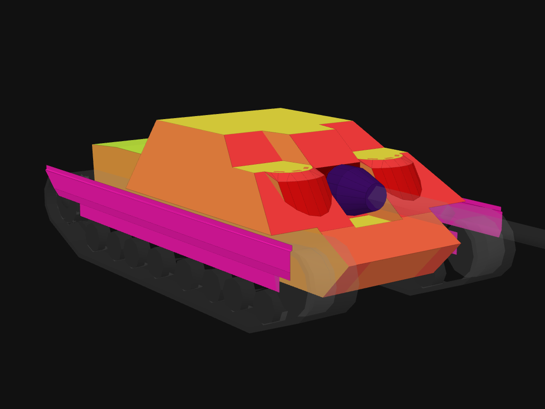 Front armor of FV217 Badger in World of Tanks: Blitz