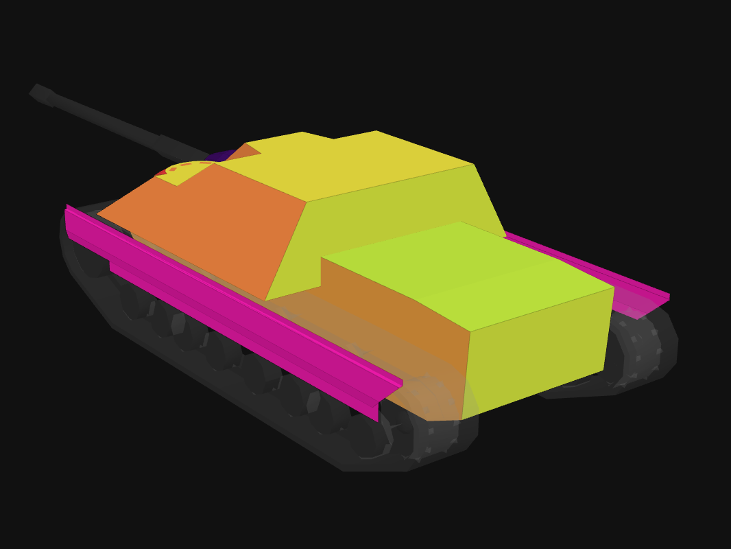 Rear armor of FV217 Badger in World of Tanks: Blitz