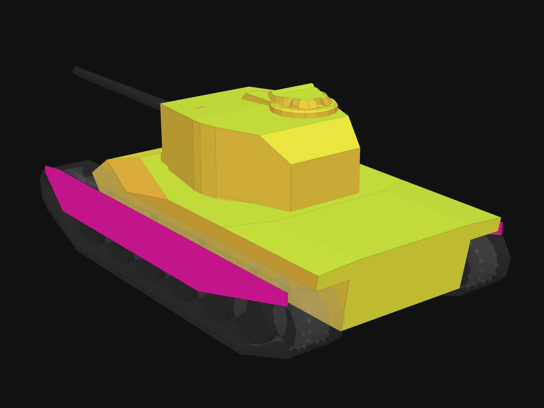 Rear armor of Chimera in World of Tanks: Blitz
