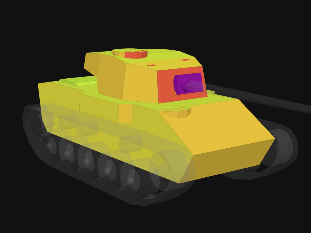 Лобовая броня FV301 в World of Tanks: Blitz