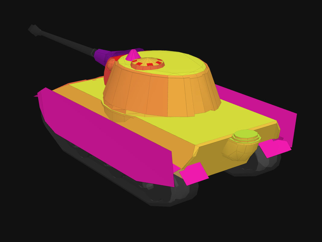 Rear armor of E 75 RT in World of Tanks: Blitz