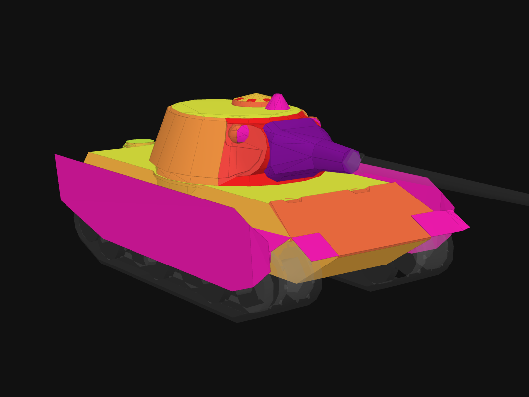 Front armor of Keiler in World of Tanks: Blitz
