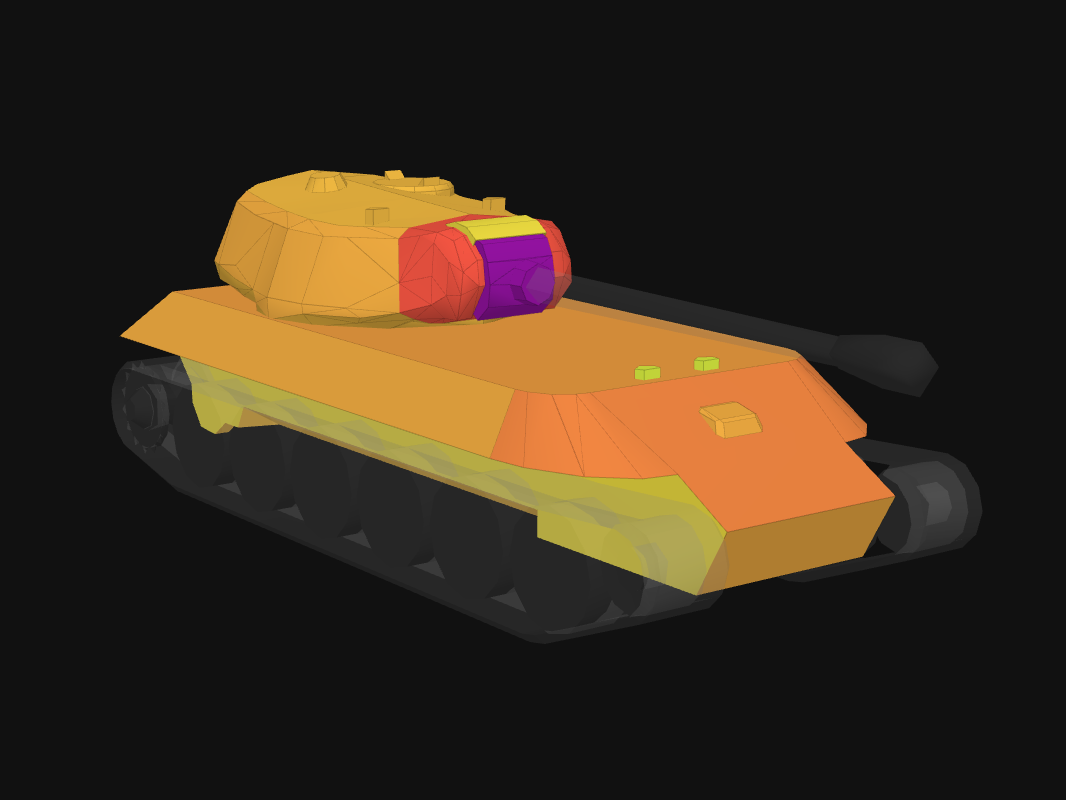 Лобовая броня ИС-2Ш в World of Tanks: Blitz
