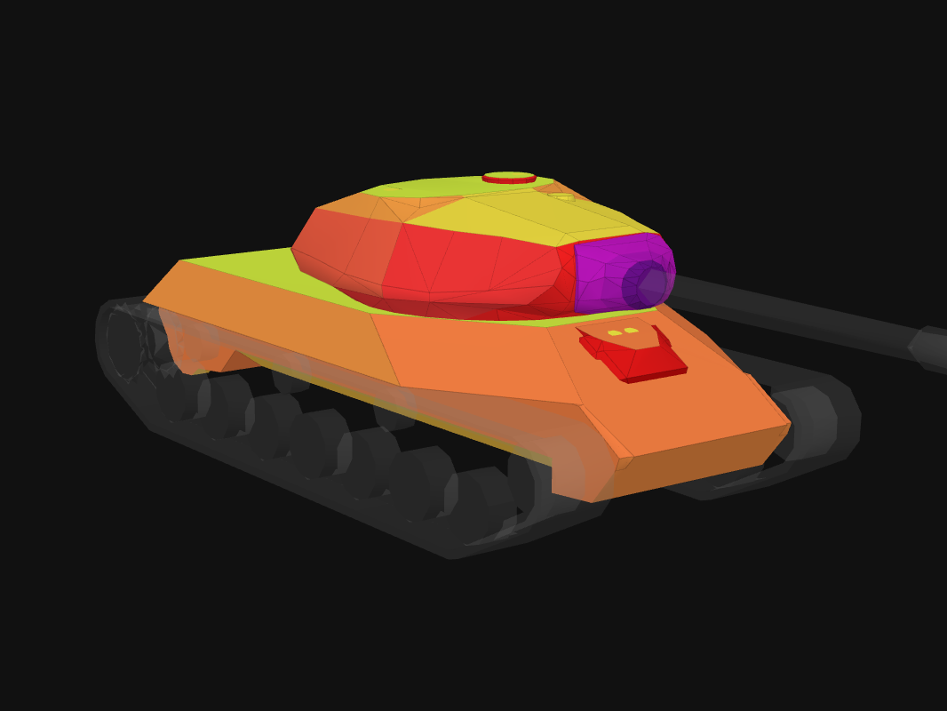 Лобовая броня ИС-4 в World of Tanks: Blitz