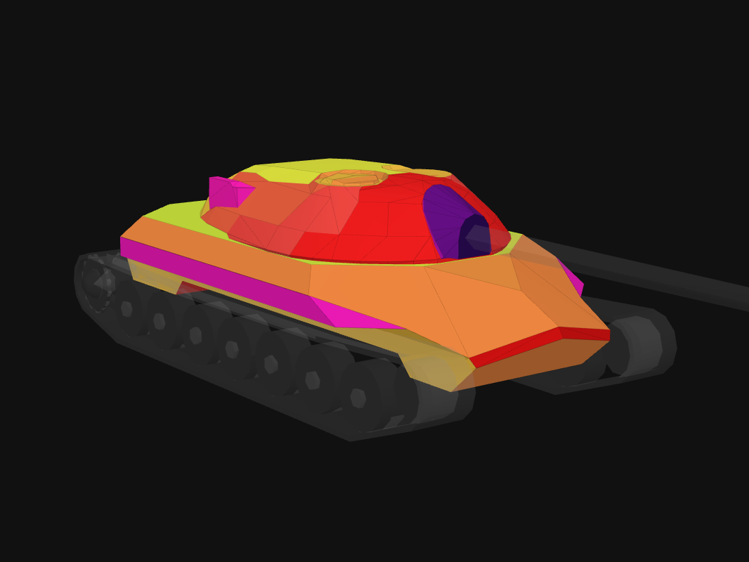 Front armor of IS-7 in World of Tanks: Blitz