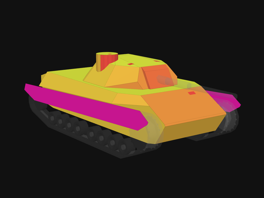 Лобовая броня P.43 bis в World of Tanks: Blitz
