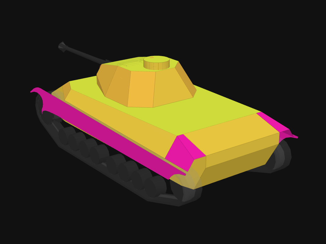 Rear armor of Shadowhunter in World of Tanks: Blitz