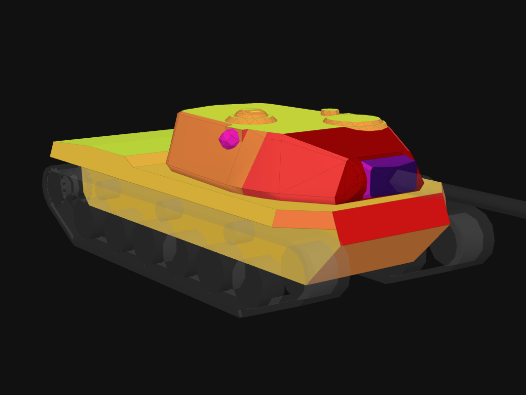 Front armor of SMV CC-56 in World of Tanks: Blitz