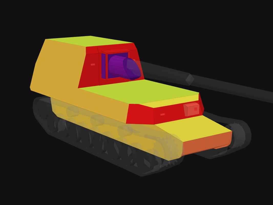 Лобовая броня Ho-Ri в World of Tanks: Blitz