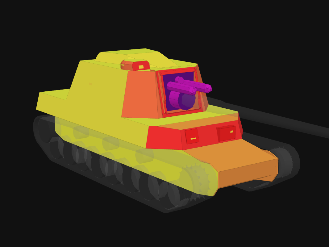 Front armor of Ho-Ri T.I in World of Tanks: Blitz