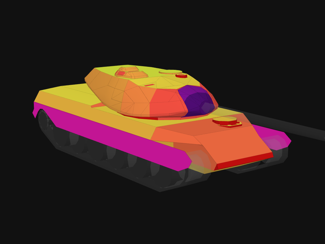 Front armor of Type 71 in World of Tanks: Blitz