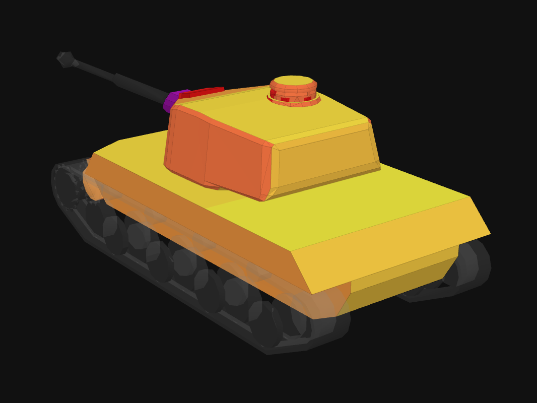 Rear armor of Ju-Nu in World of Tanks: Blitz
