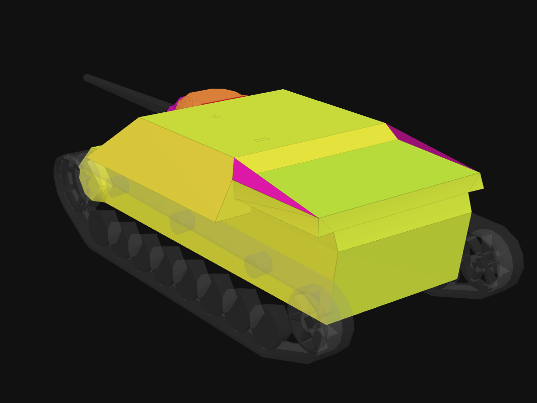Rear armor of Jg.Pz. IV in World of Tanks: Blitz