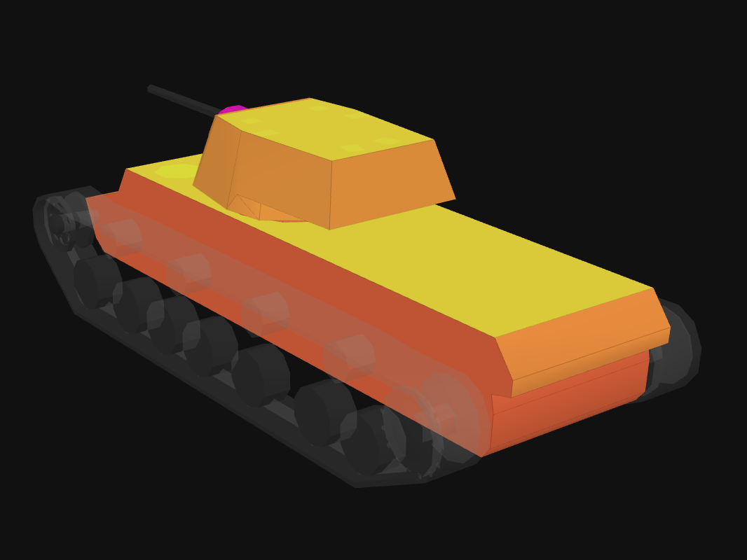Rear armor of KV-220 T in World of Tanks: Blitz