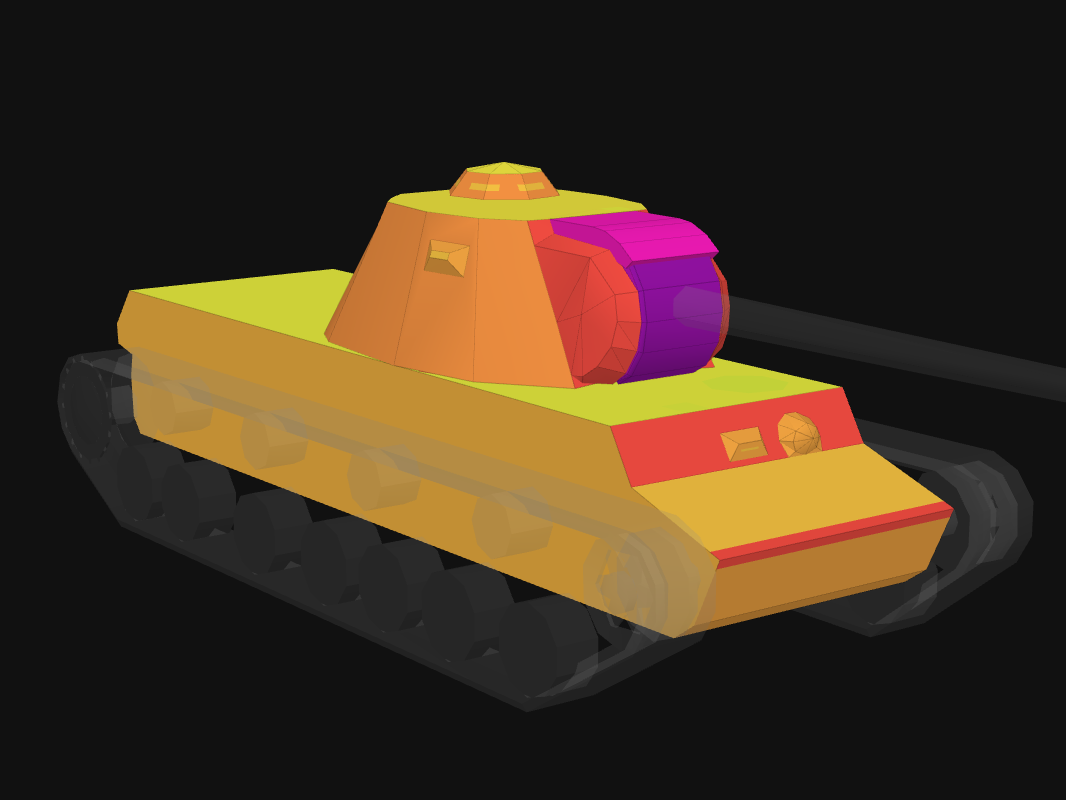 Front armor of KV-3 in World of Tanks: Blitz