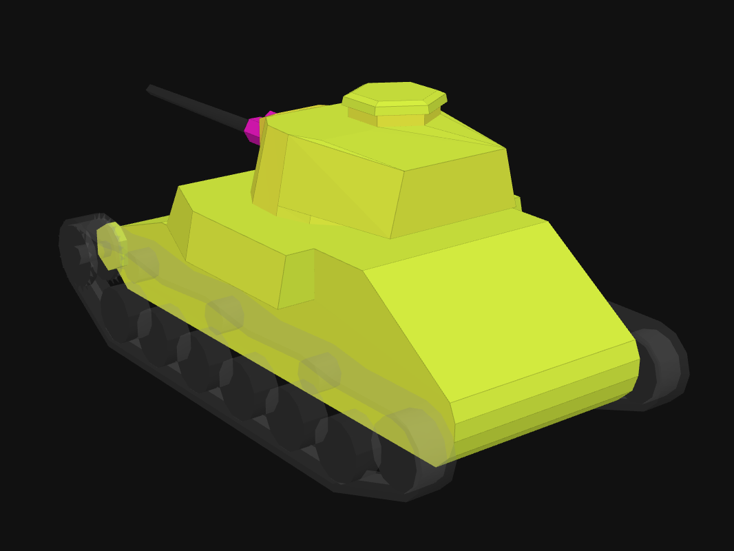 Rear armor of Ke-Ho in World of Tanks: Blitz