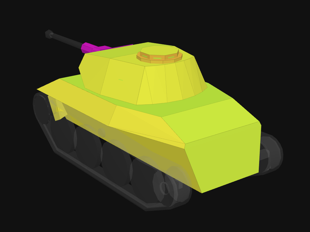 Rear armor of Krupp-38(D) in World of Tanks: Blitz