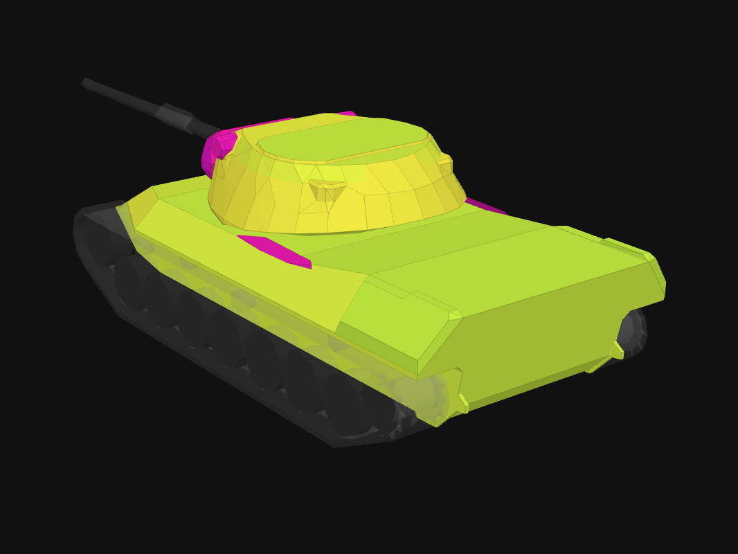 Rear armor of Leopard 1 in World of Tanks: Blitz
