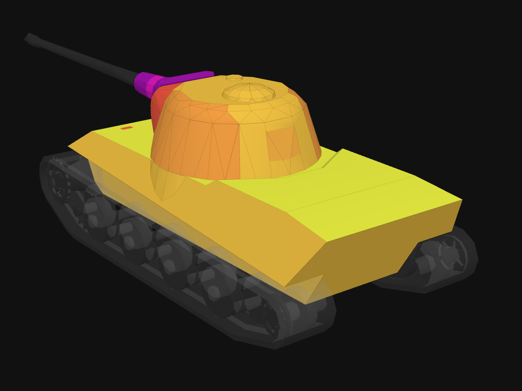 Rear armor of Löwe in World of Tanks: Blitz