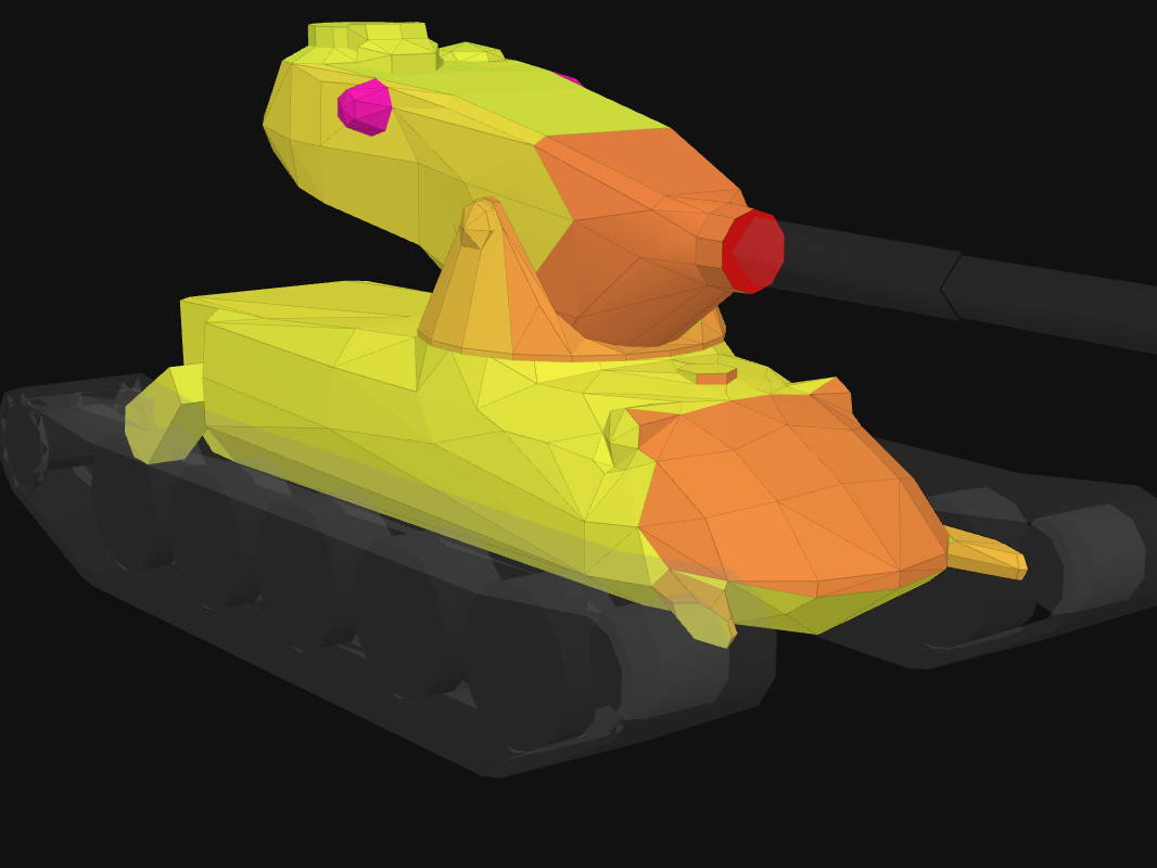 Front armor of M-V-Yoh in World of Tanks: Blitz