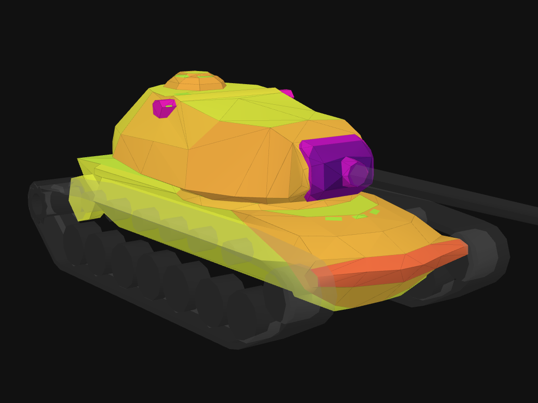 Лобовая броня M103 в World of Tanks: Blitz