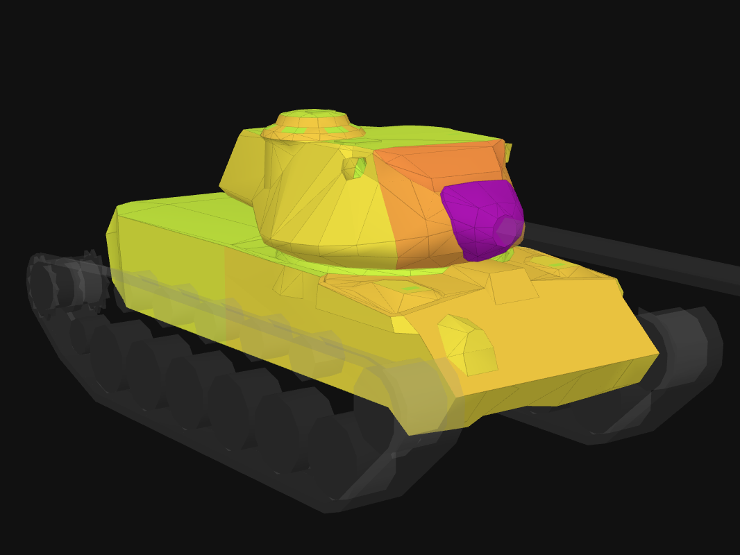 Лобовая броня M46 Patton в World of Tanks: Blitz