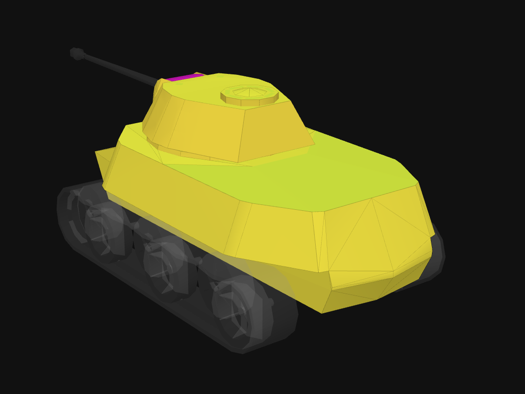 Rear armor of MT-25 in World of Tanks: Blitz