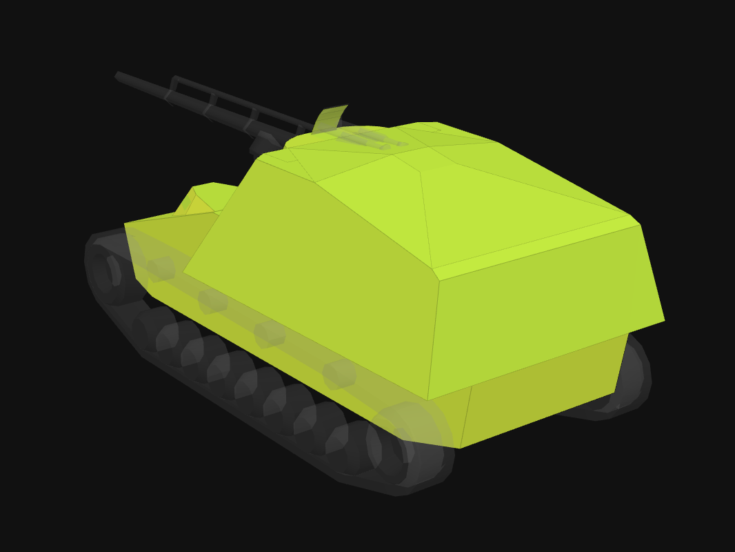 Rear armor of Epsilon in World of Tanks: Blitz