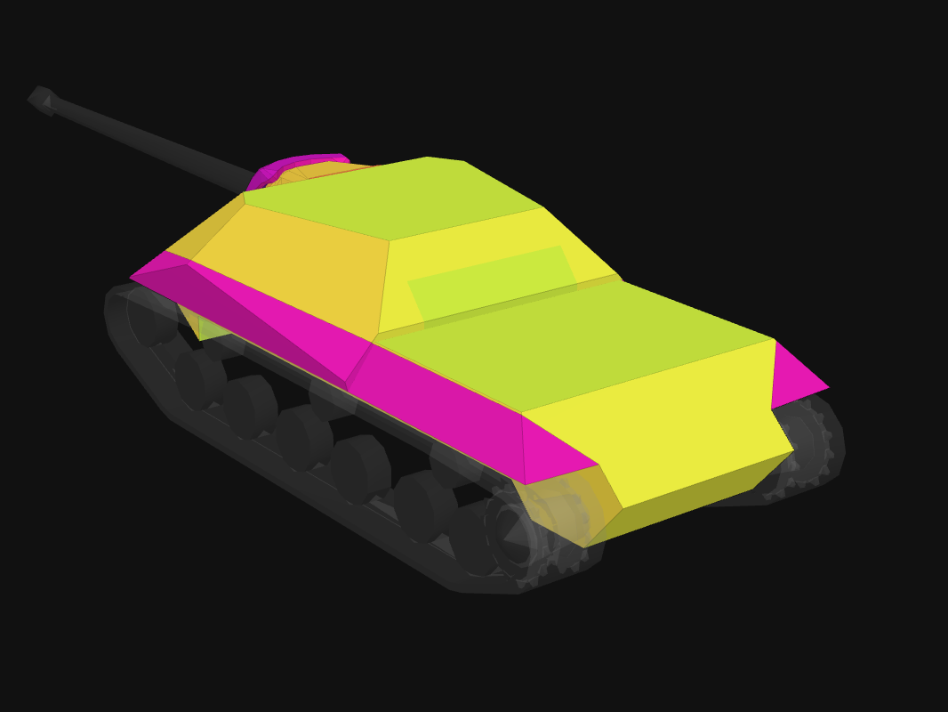 Rear armor of Obj. 704 in World of Tanks: Blitz