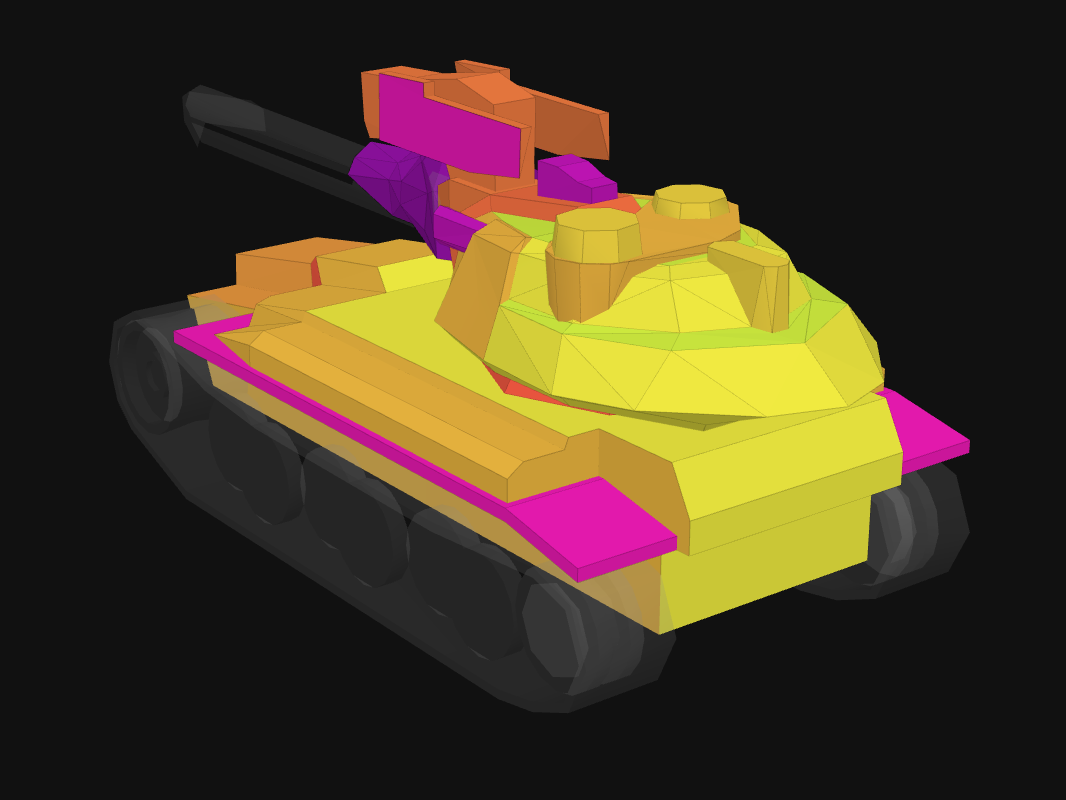 Rear armor of Lupus in World of Tanks: Blitz