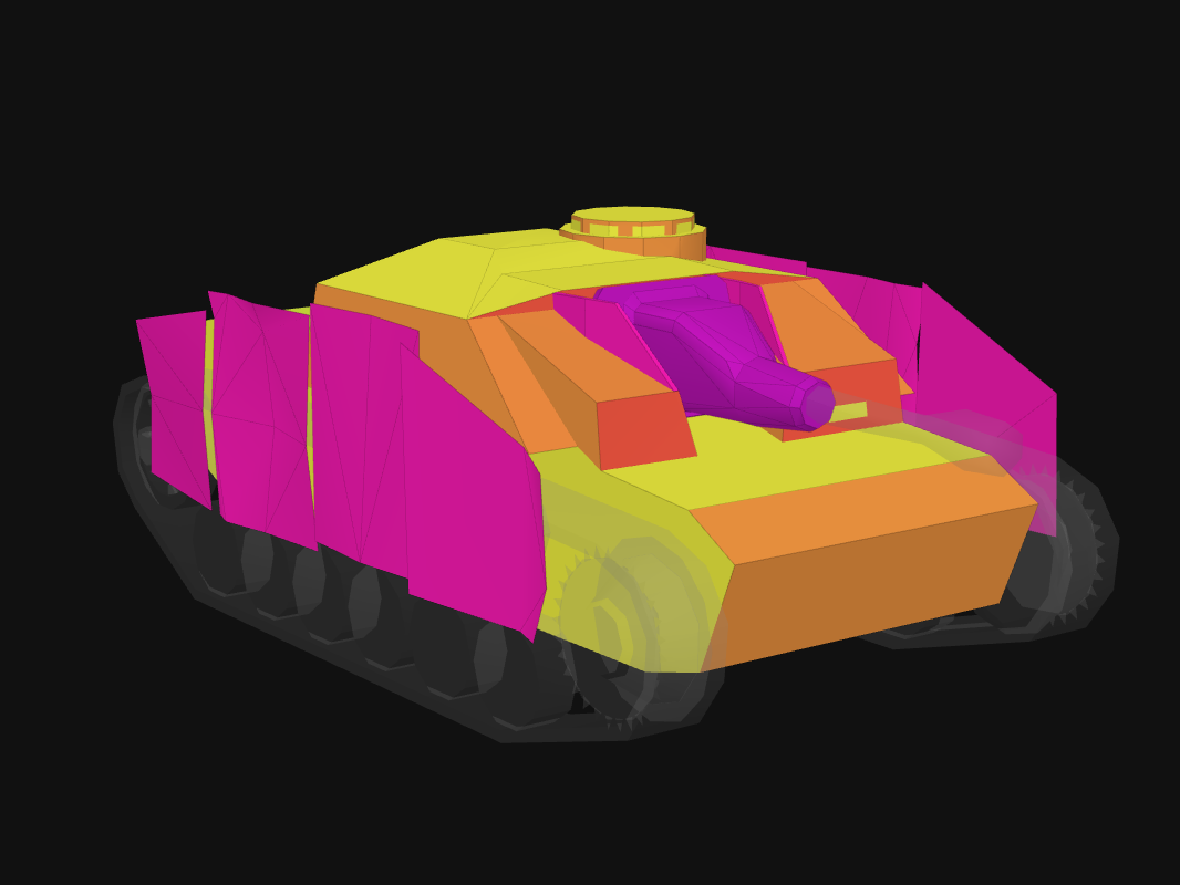 Лобовая броня Кошмар в World of Tanks: Blitz