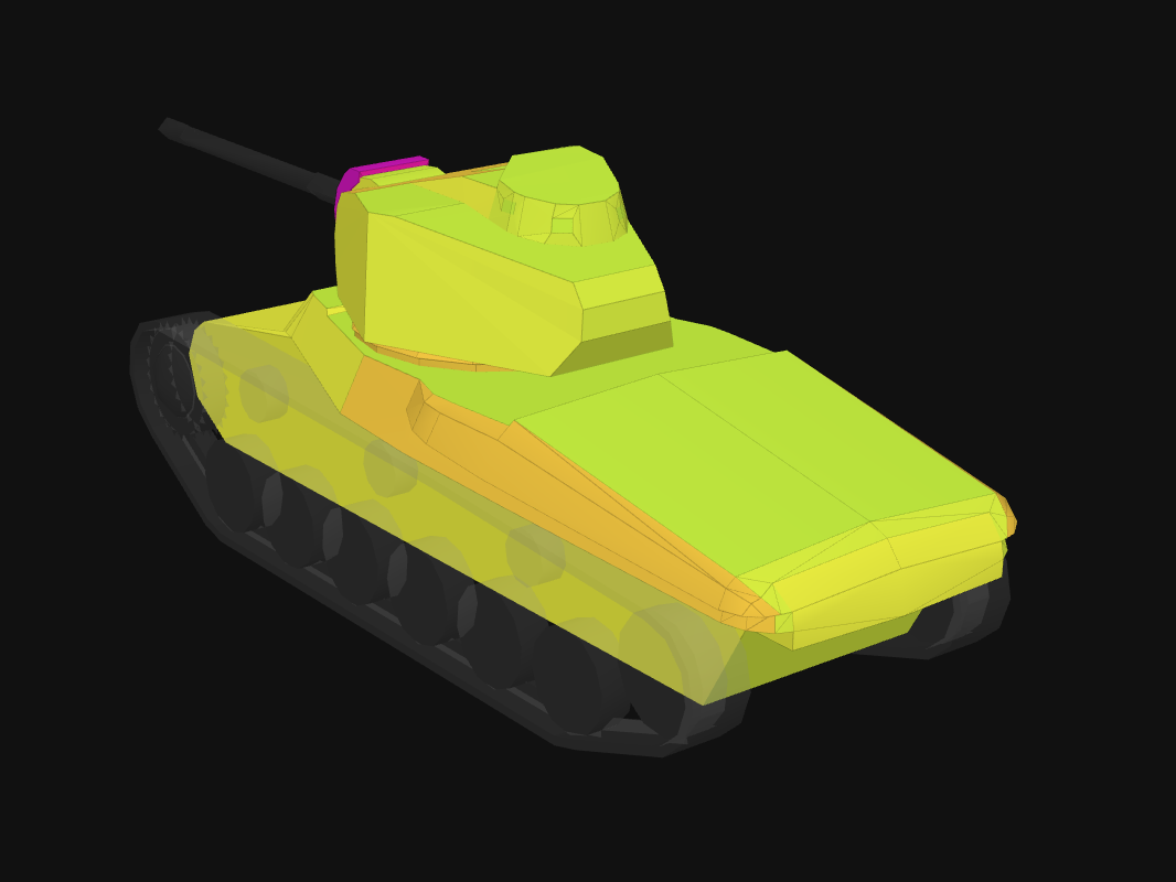 Rear armor of Spike in World of Tanks: Blitz