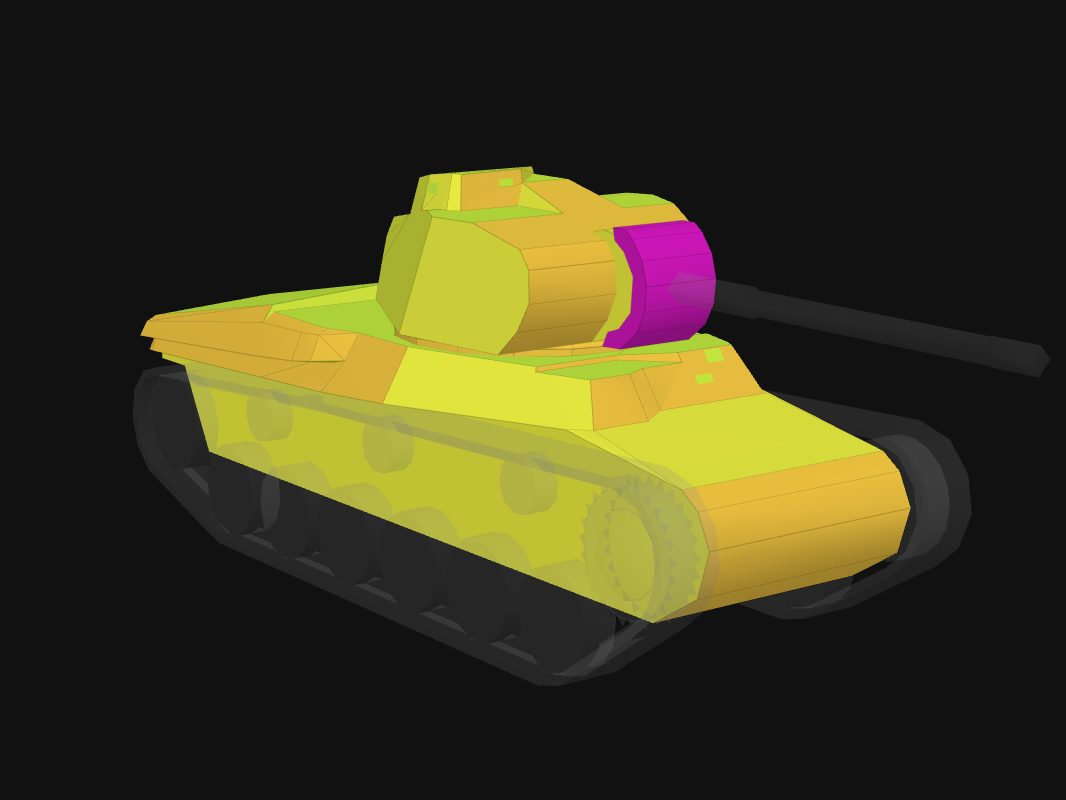 Front armor of Spike in World of Tanks: Blitz.