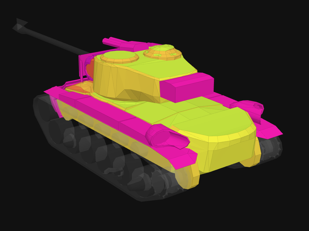 Rear armor of Fixer in World of Tanks: Blitz