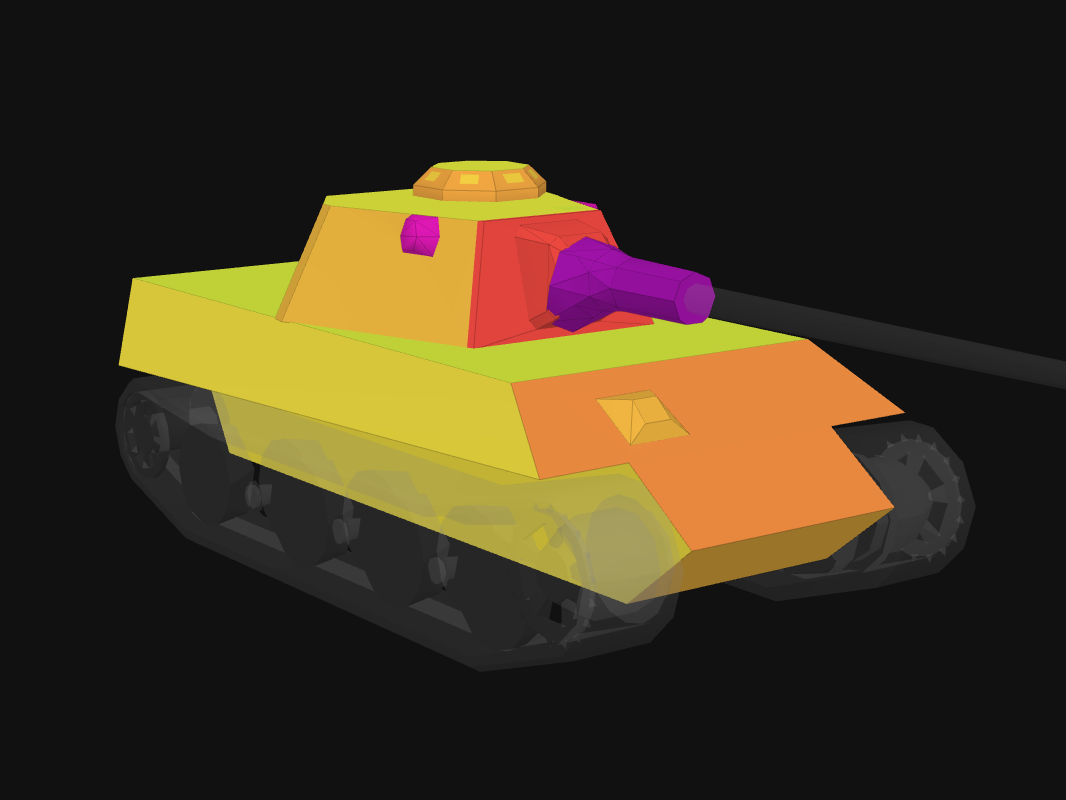 Лобовая броня Panther II в World of Tanks: Blitz
