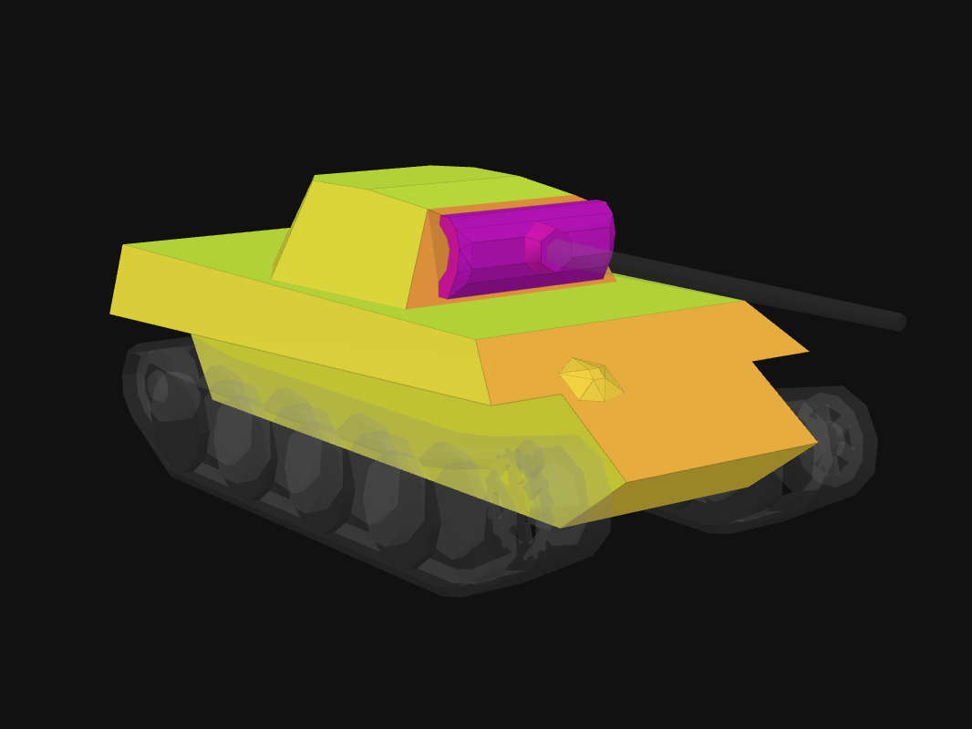 Лобовая броня Panther/M10 в World of Tanks: Blitz
