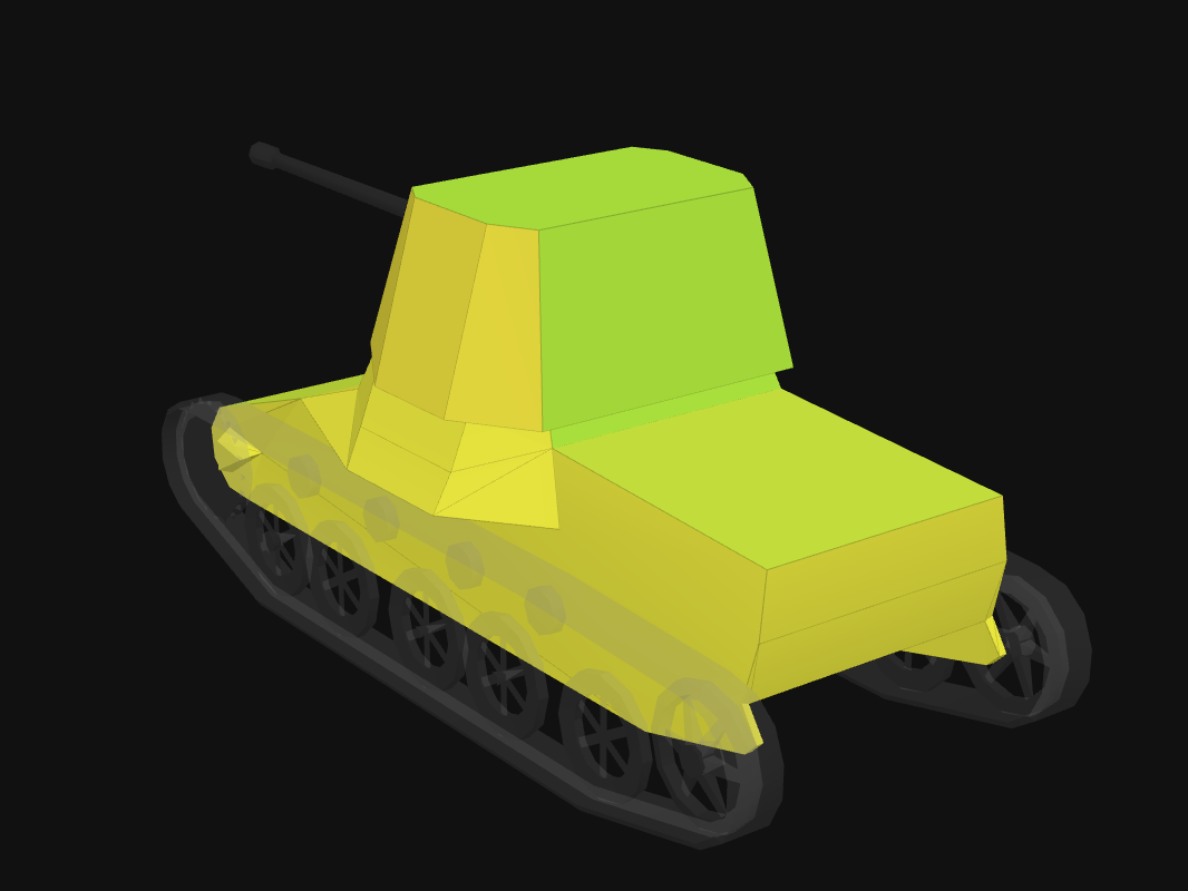 Rear armor of Pz.Jäg. I in World of Tanks: Blitz