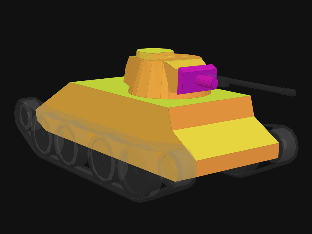 Лобовая броня 14TP в World of Tanks: Blitz