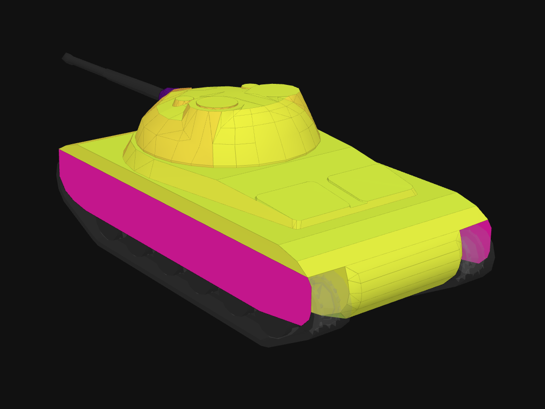 Rear armor of CS-44 in World of Tanks: Blitz