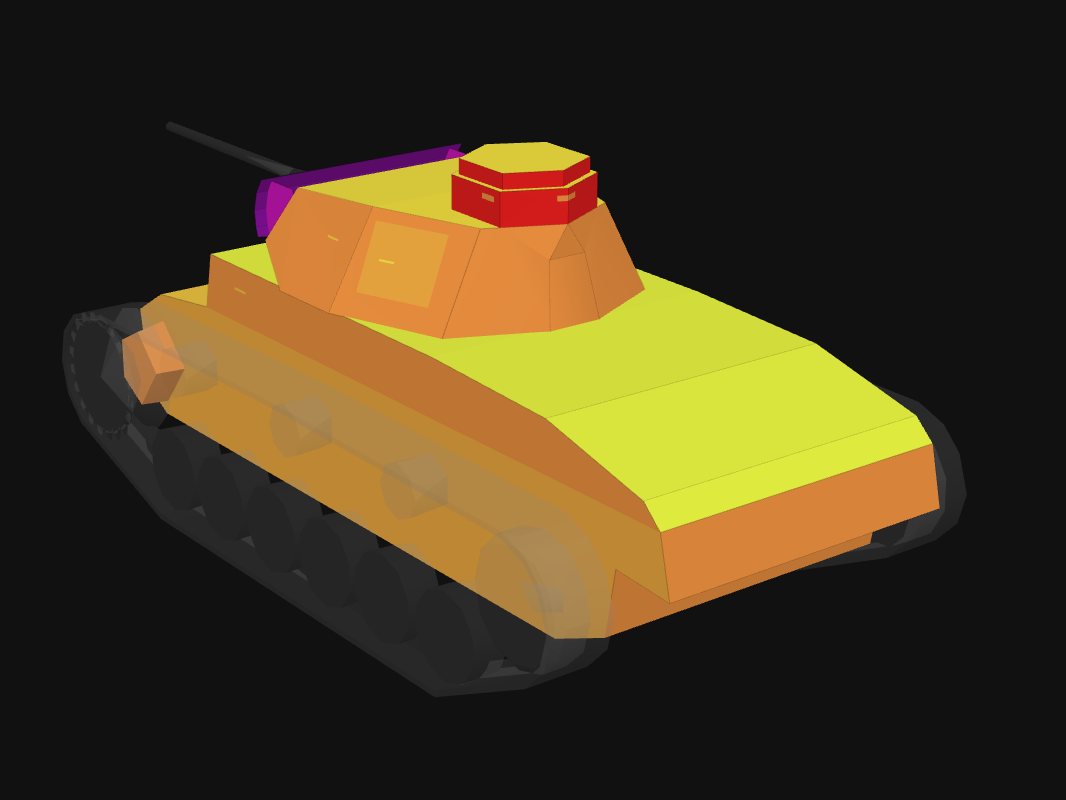 Rear armor of Pz. III in World of Tanks: Blitz