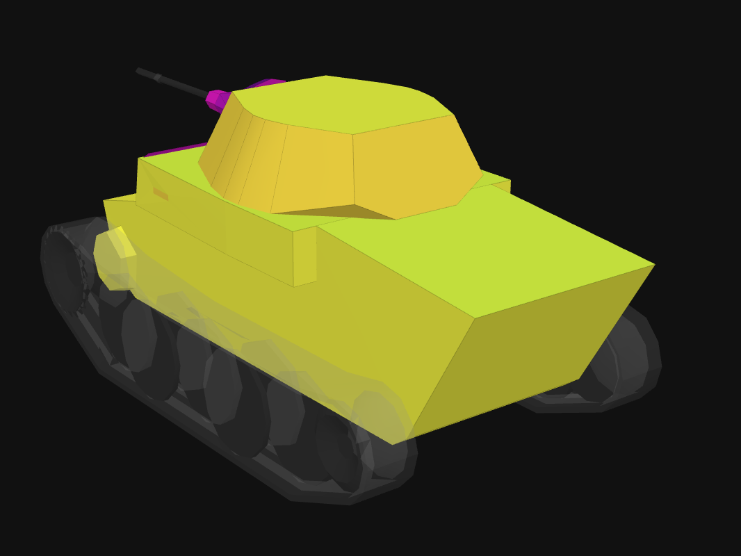 Rear armor of Luchs in World of Tanks: Blitz