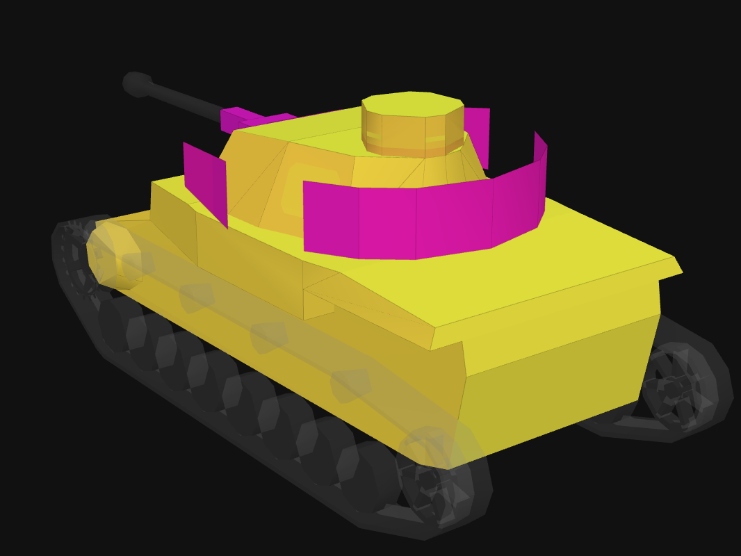 Rear armor of Pz. IV G in World of Tanks: Blitz