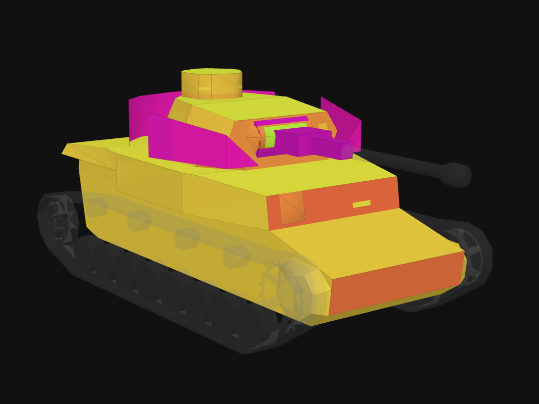 Лобовая броня Pz. IV G в World of Tanks: Blitz